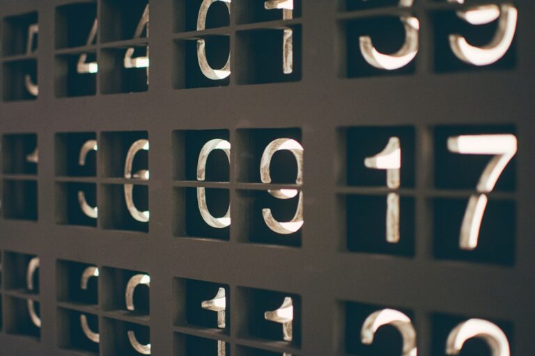 Numbers representing Ank Jyotish numerology