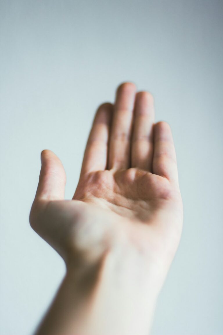 Open palm for Hast Rekha palm reading
