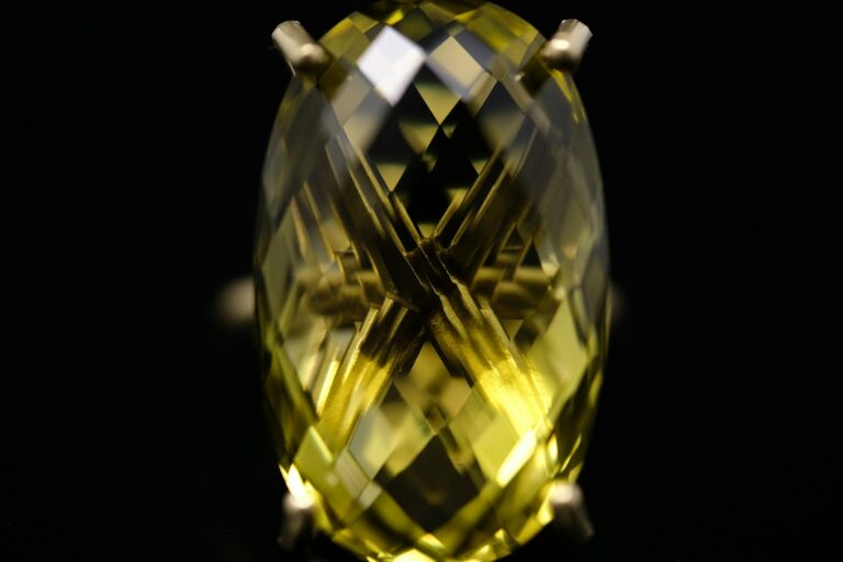 Yellow sapphire (Pukhraj) ring